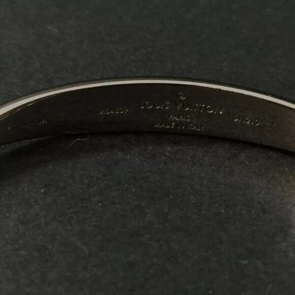 Louis Vuitton Monogram Jonck Silver Tone Bracelet - Picture 6 of 8
